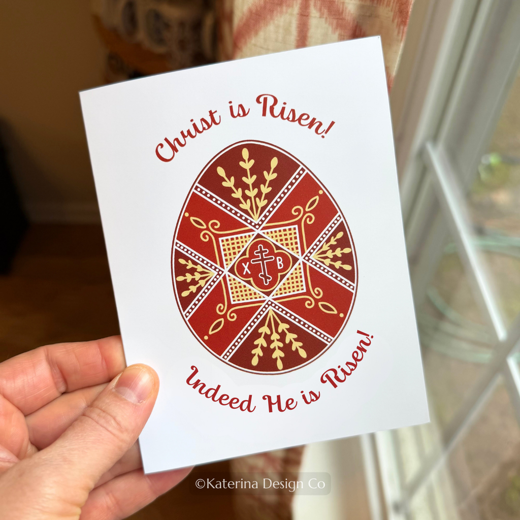 Pascha Card - English