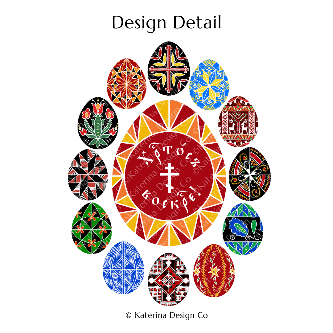 Church Slavonic Orthodox Easter Banner