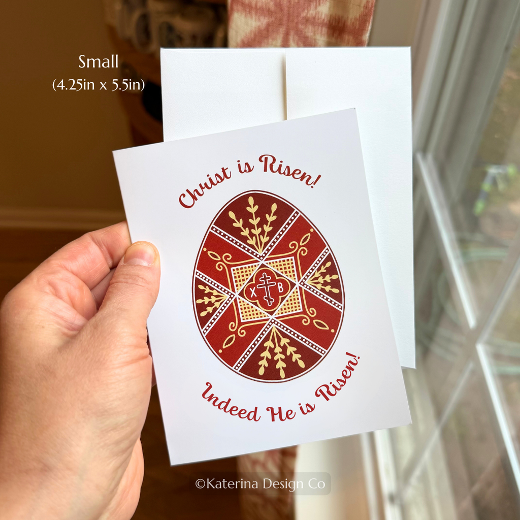 Pascha Card - English