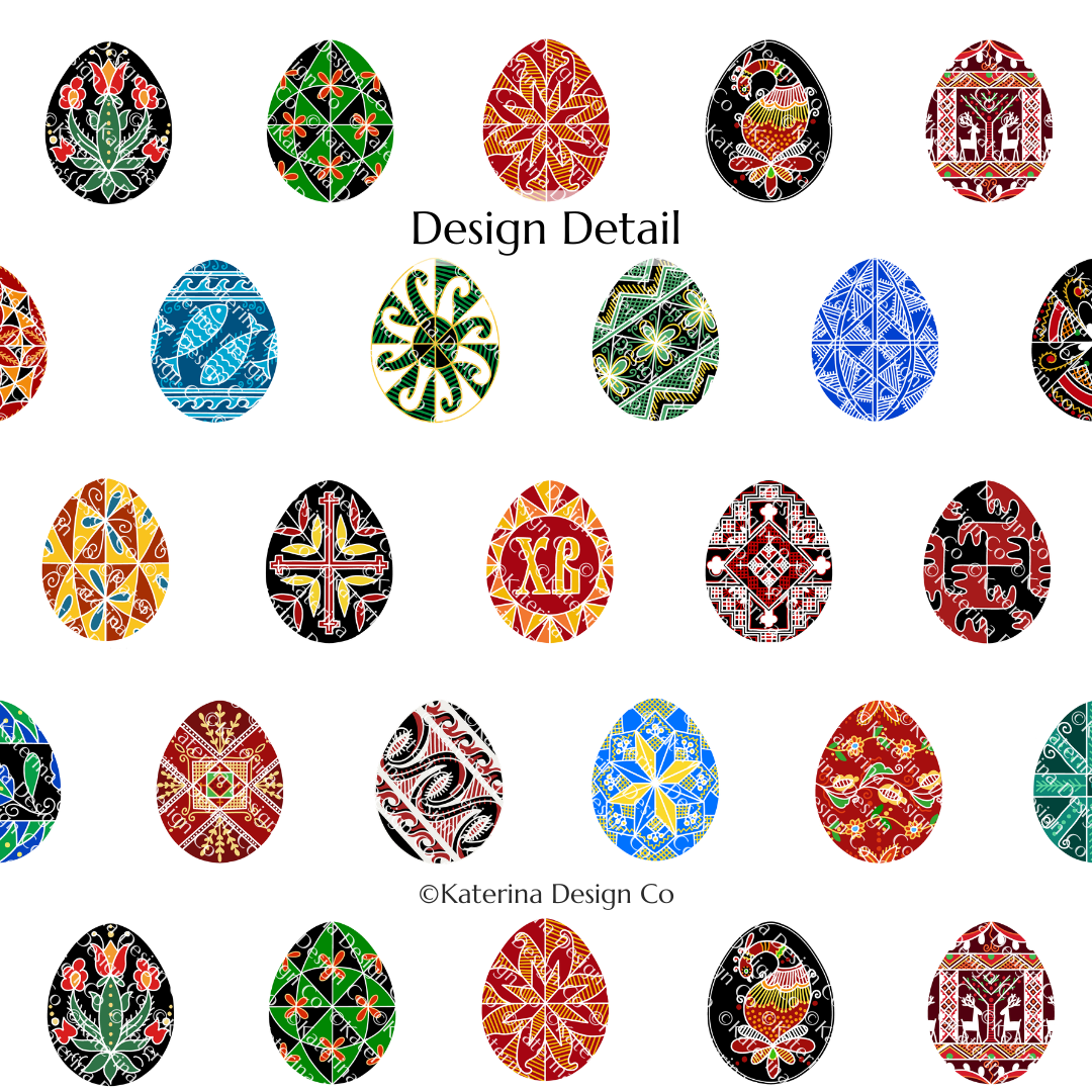 Orthodox Easter Pysanki Apron