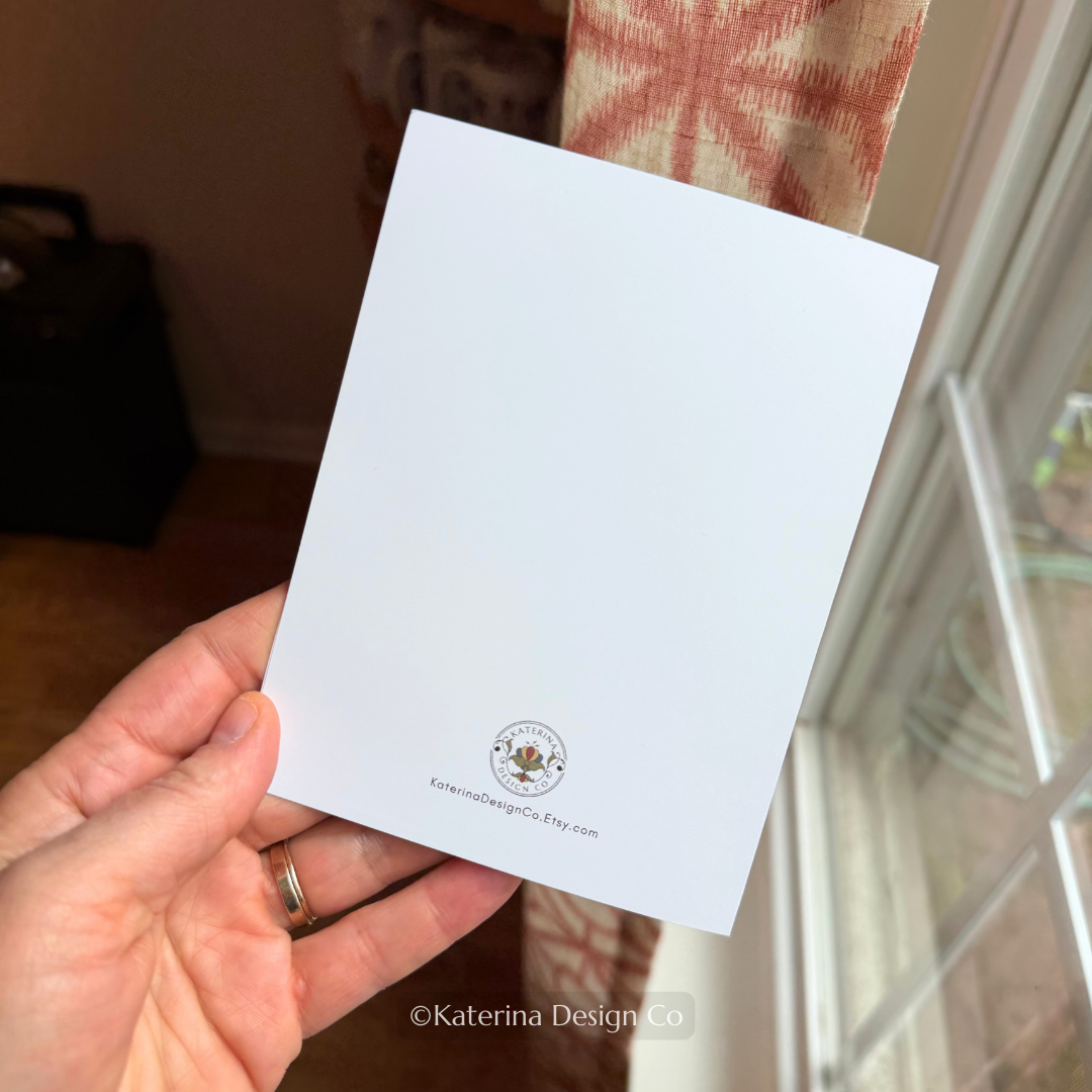 Pascha Card - English & Slavonic