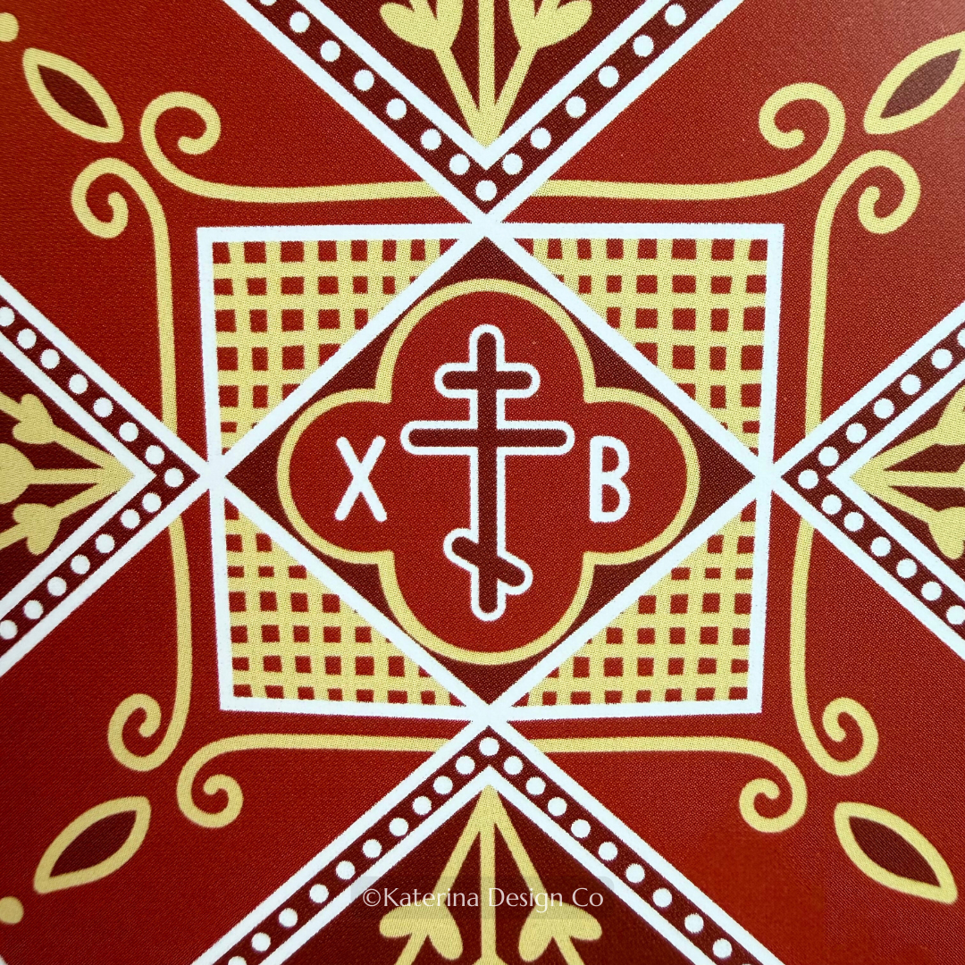 Pascha Card - English & Slavonic