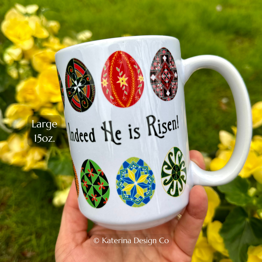 Christ is Risen Easter Egg Mug