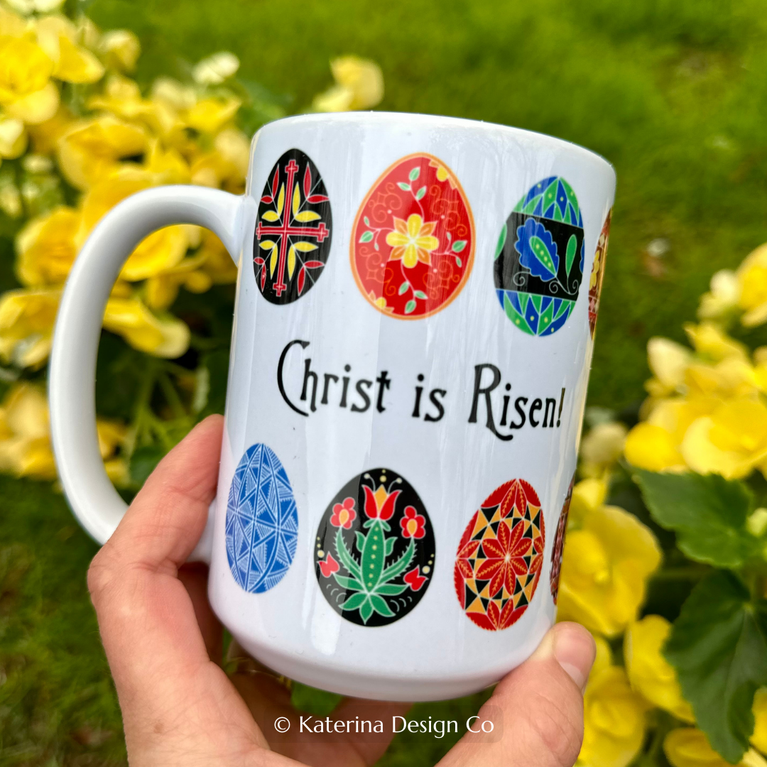 Christ is Risen Easter Egg Mug